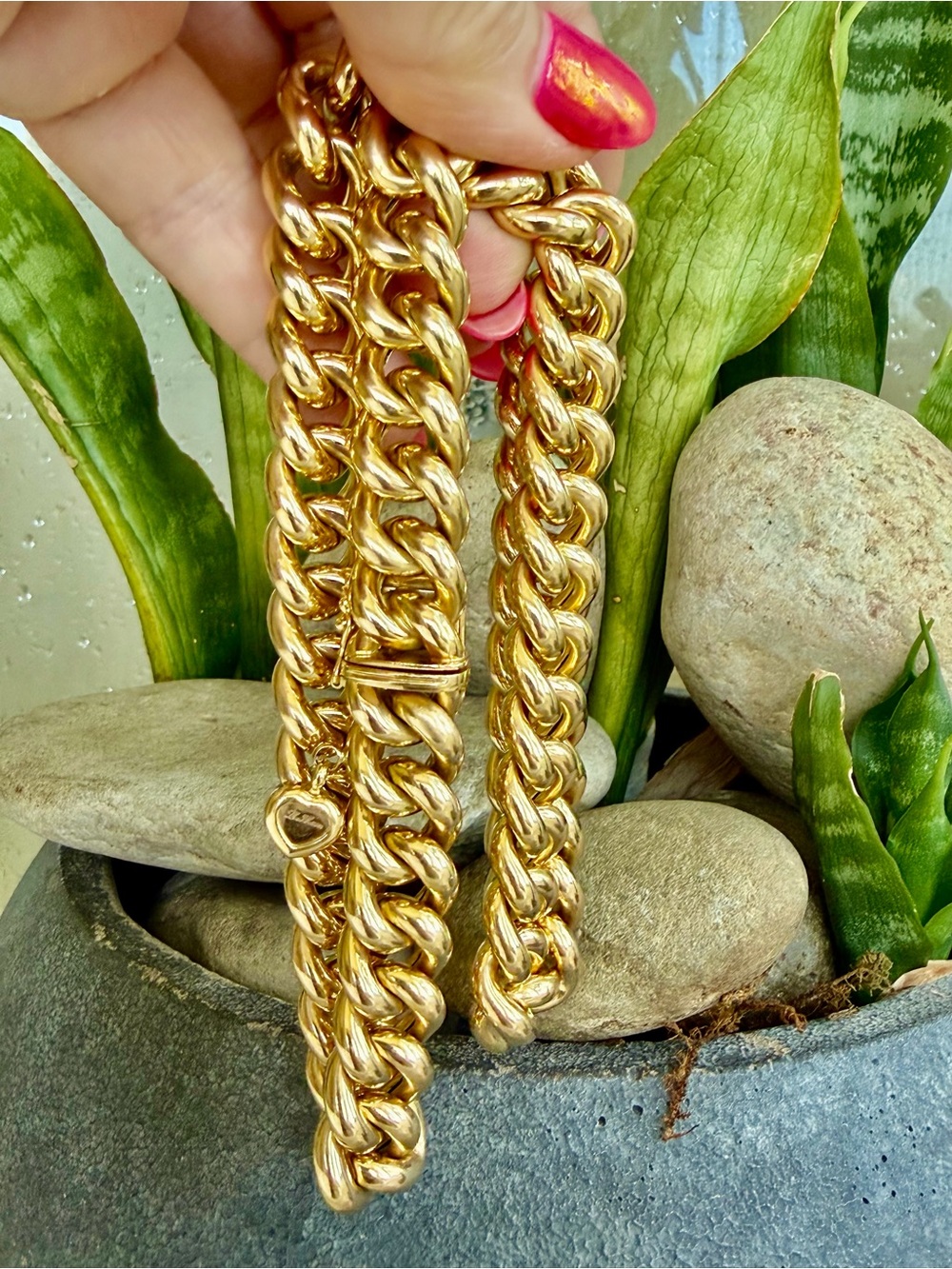 18k gold Chopard necklace - Picture 9 of 12